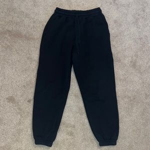 Black fabletics sweat pants